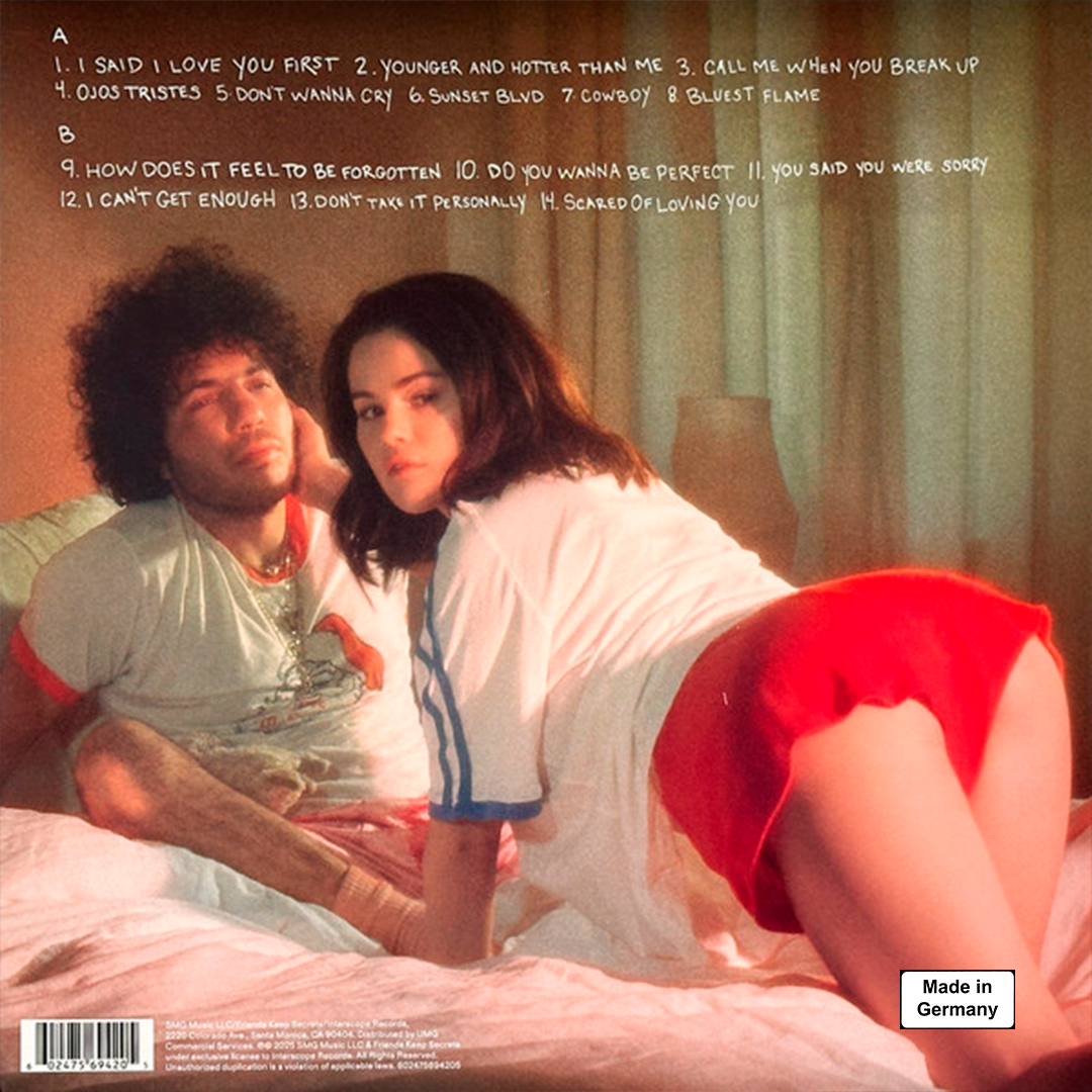 LP Selena Gomez & Benny Blanco (3) – I Said I Love You First