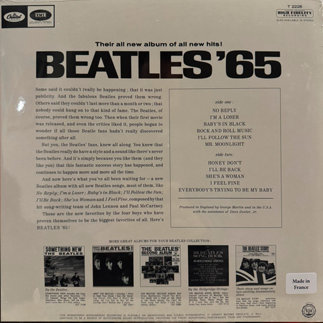 LP The Beatles – Beatles '65