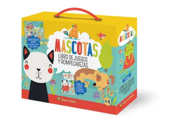 Libro De Juego Y Rompecabezas Mascotas