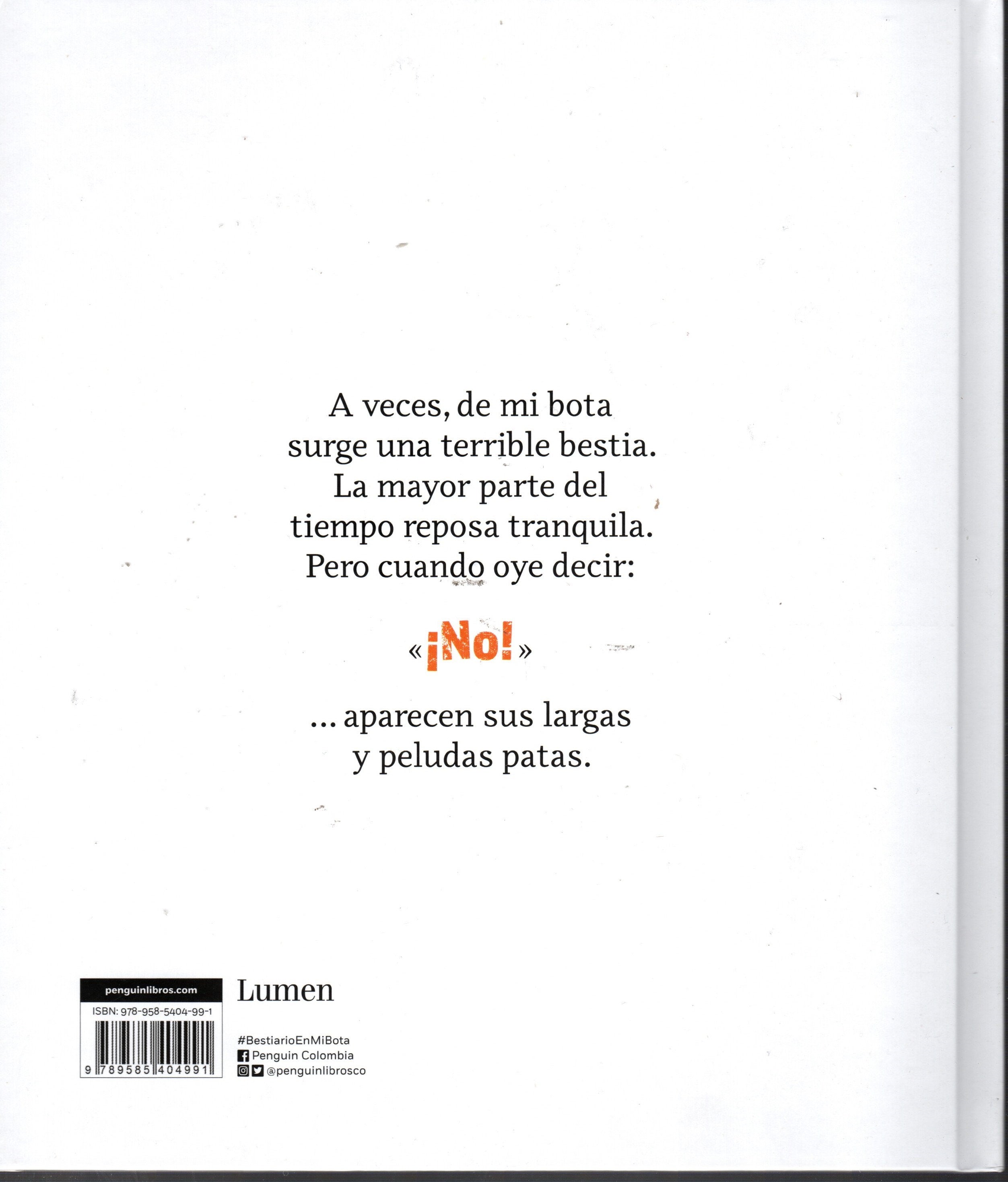 Libro Andrea Serna Y Juan Camilo Montoya - Bestiario En Mi Bota