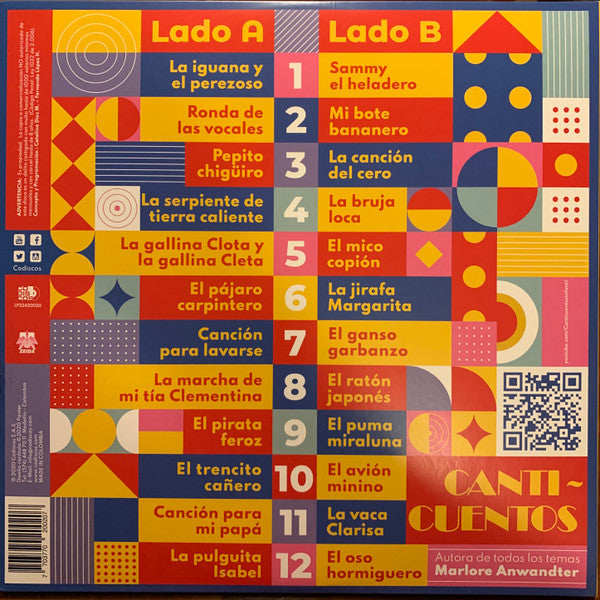 LP Canticuentos - 70 años Codiscos