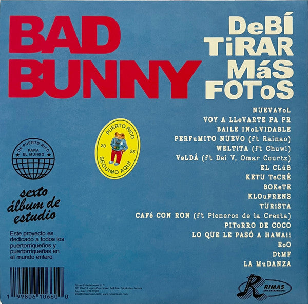 LPX2 Bad Bunny – Debí Tirar Más Fotos