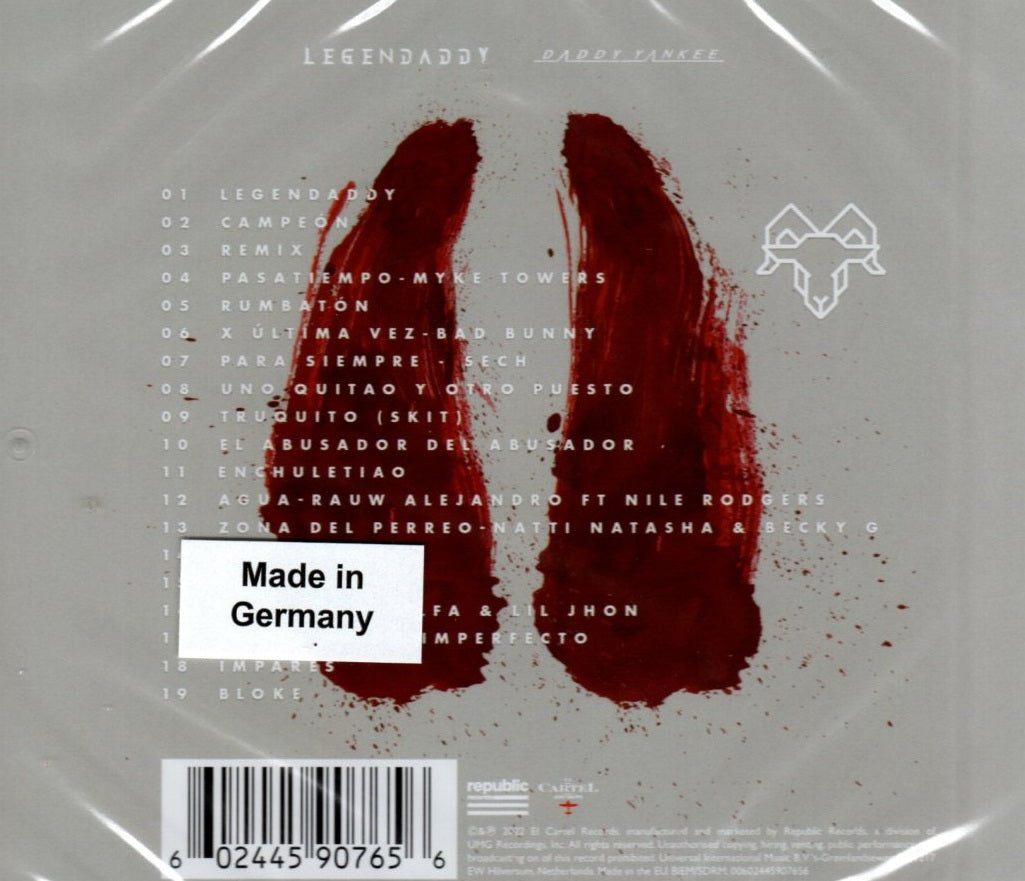 CD Daddy Yankee – LegenDaddy