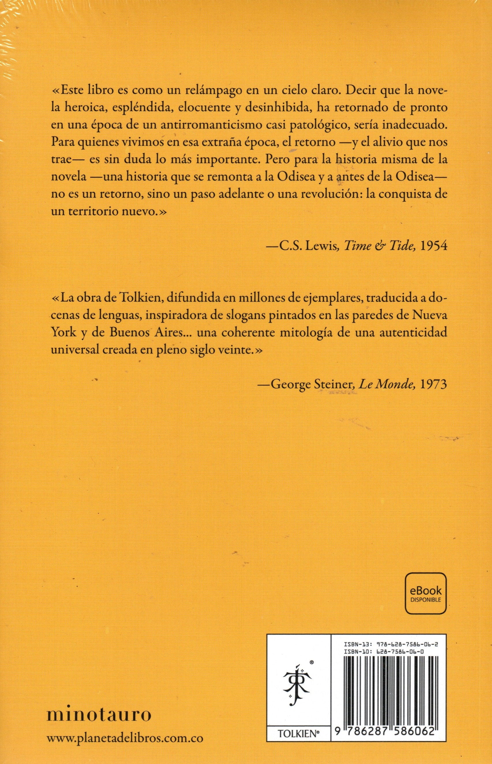 Libro J.R.R. Tolkien - El Señor De Los Anillos - La Comunidad Del Anillo