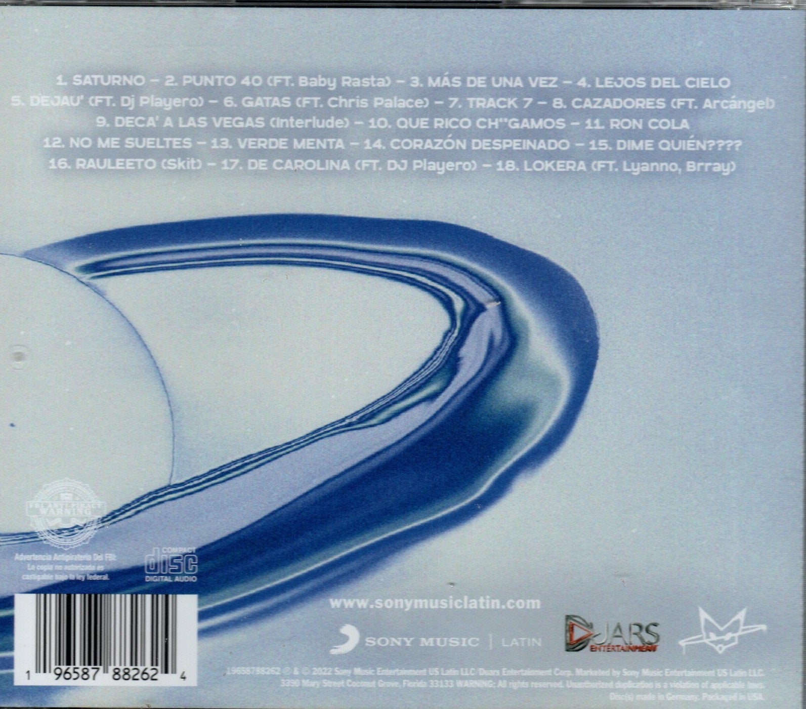 CD Rauw Alejandro – Saturno