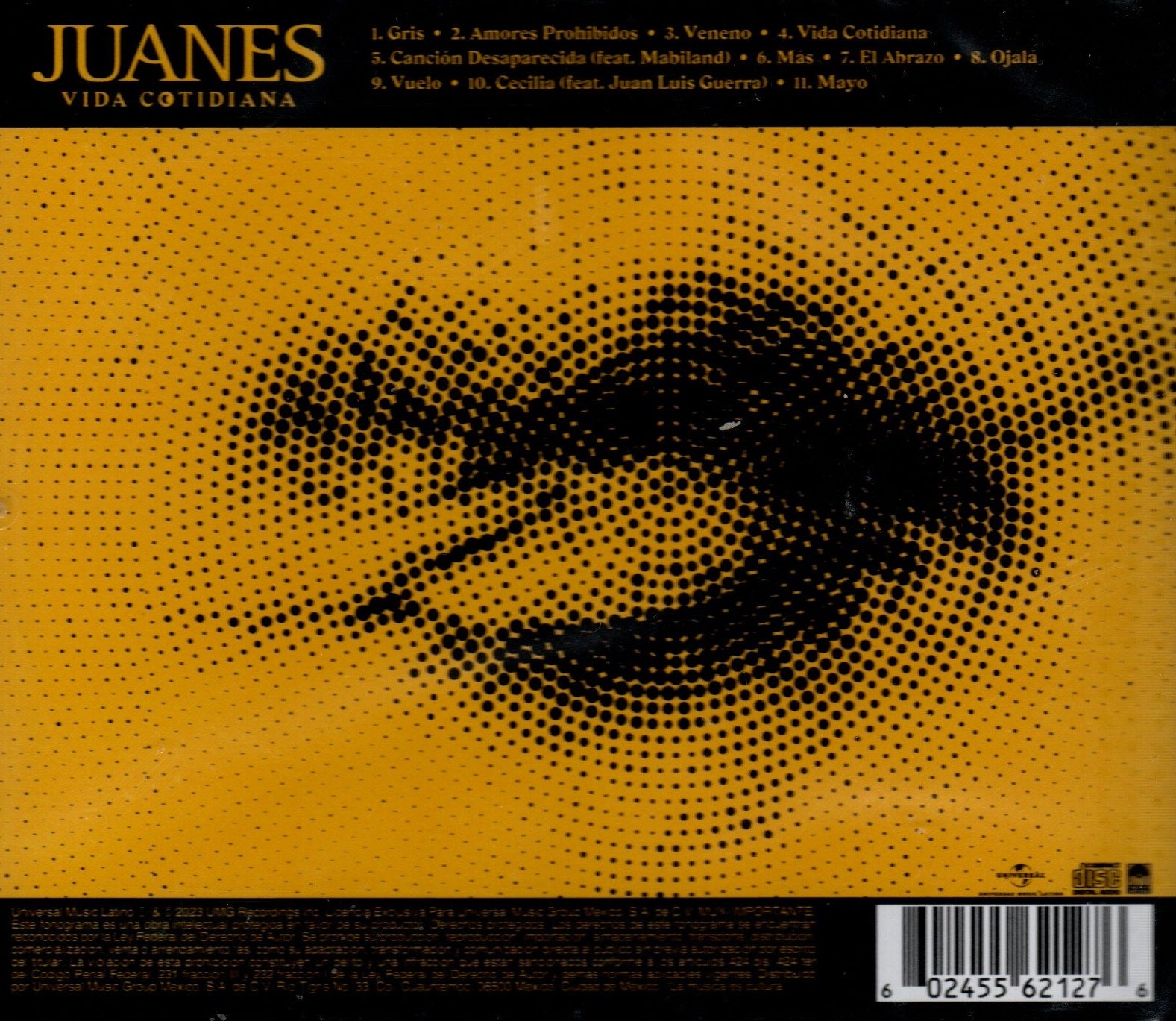 CD Juanes – Vida Cotidiana