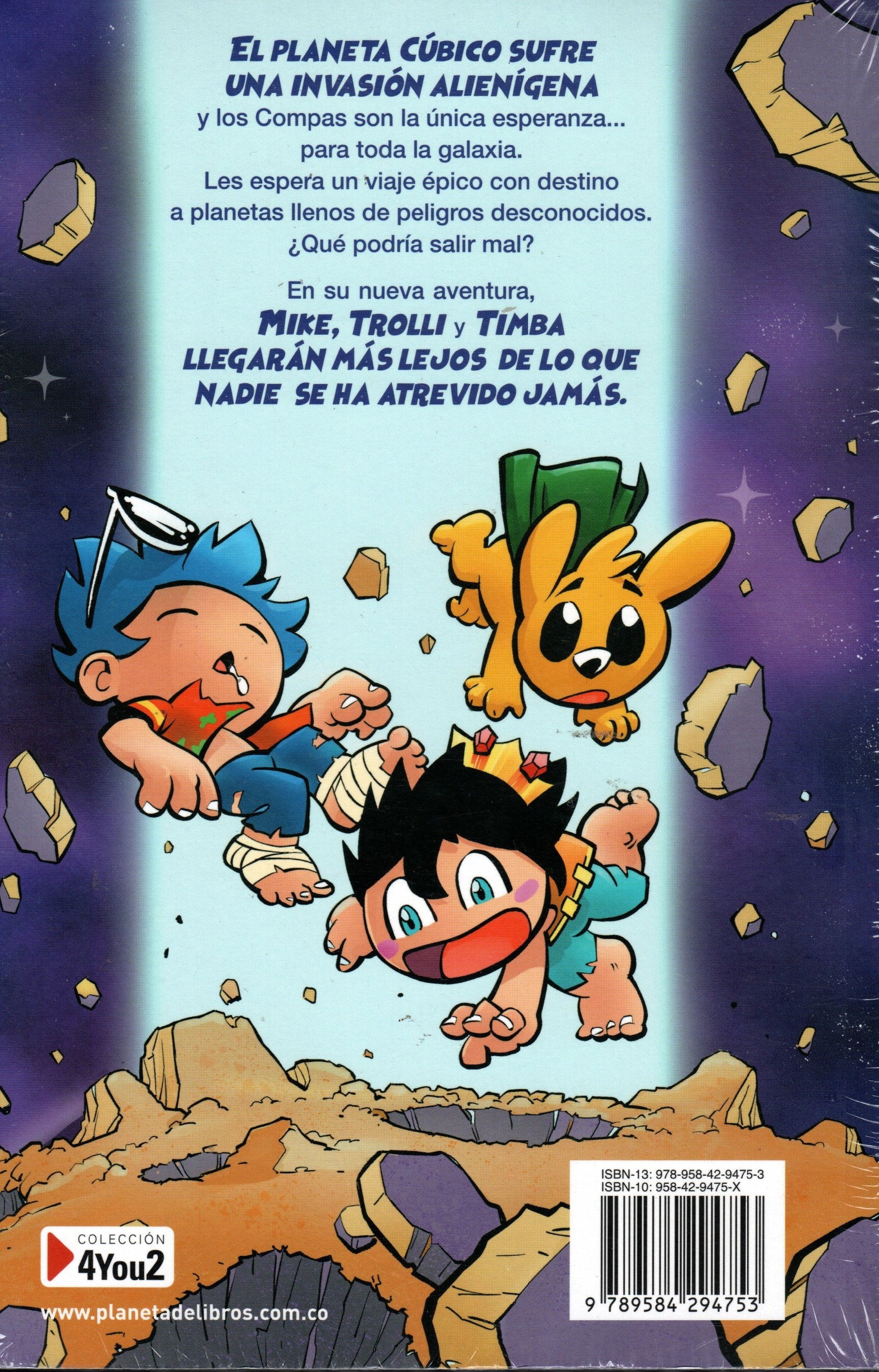 Libro Mikecrack, El Trollino, Timba vk - Los Compas perdidos en el espacio