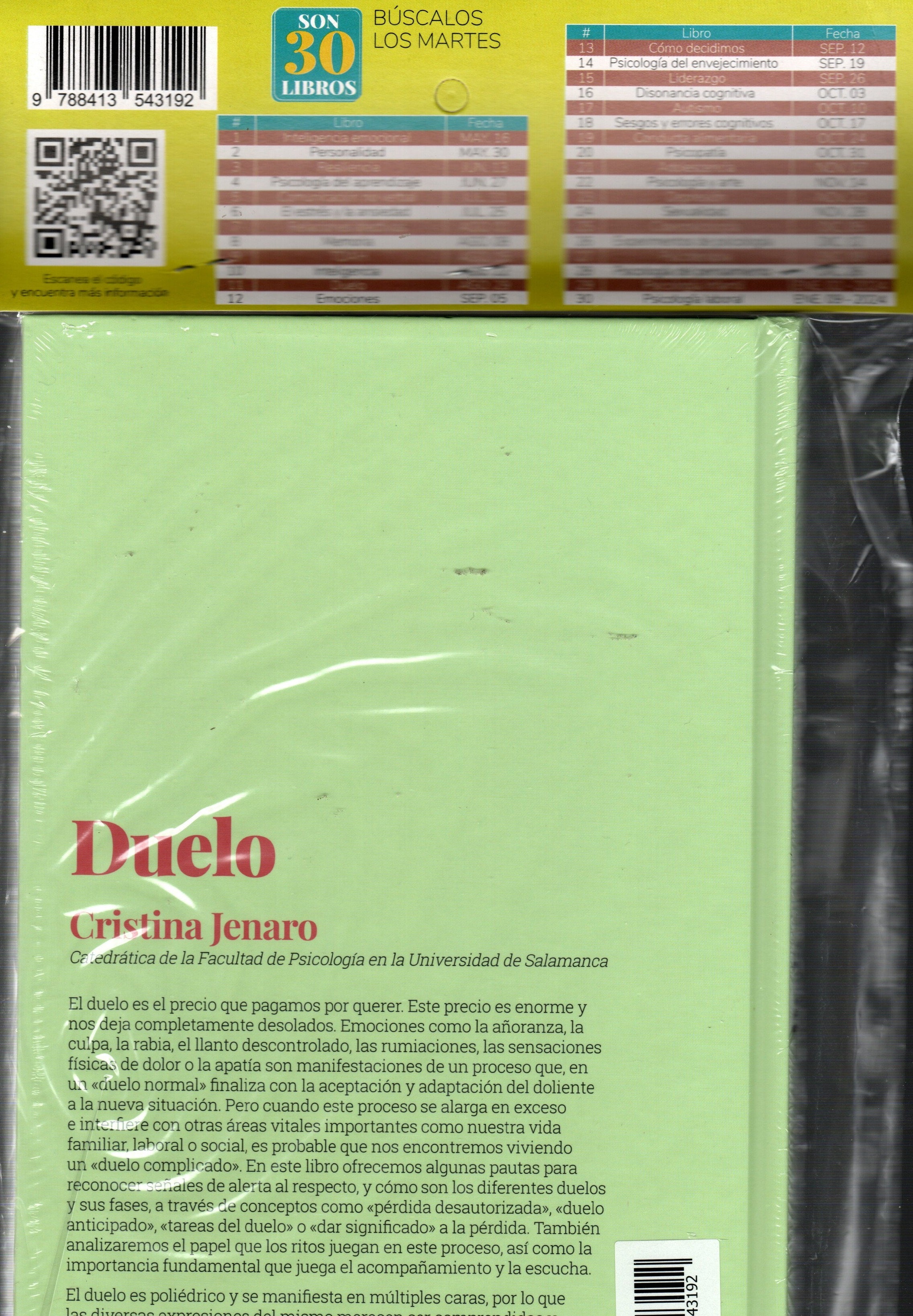 Libro Cristina Jenaro - Duelo Como Afrontar La Perdeda