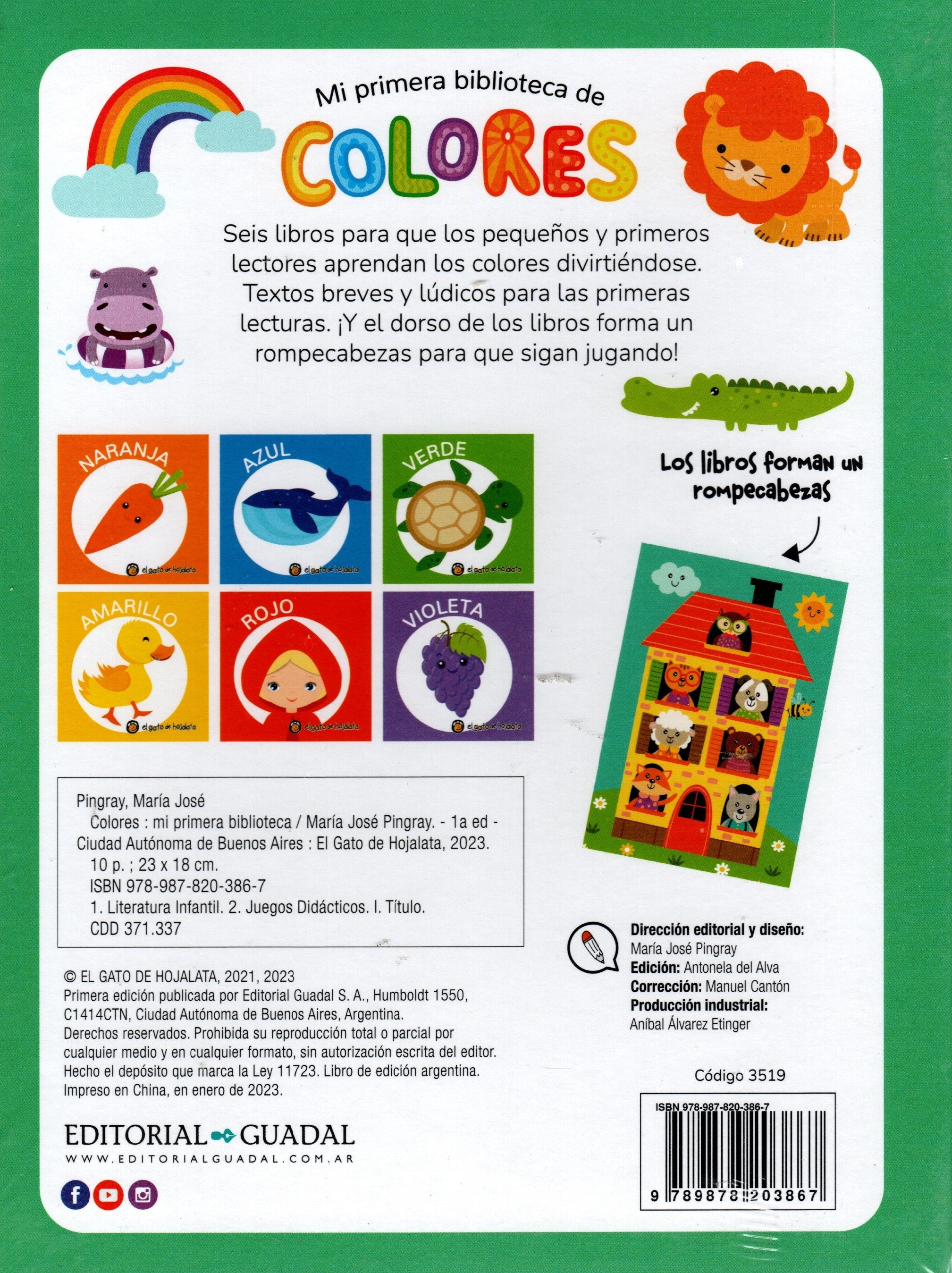 Libro Mi Primera Biblioteca De Colores