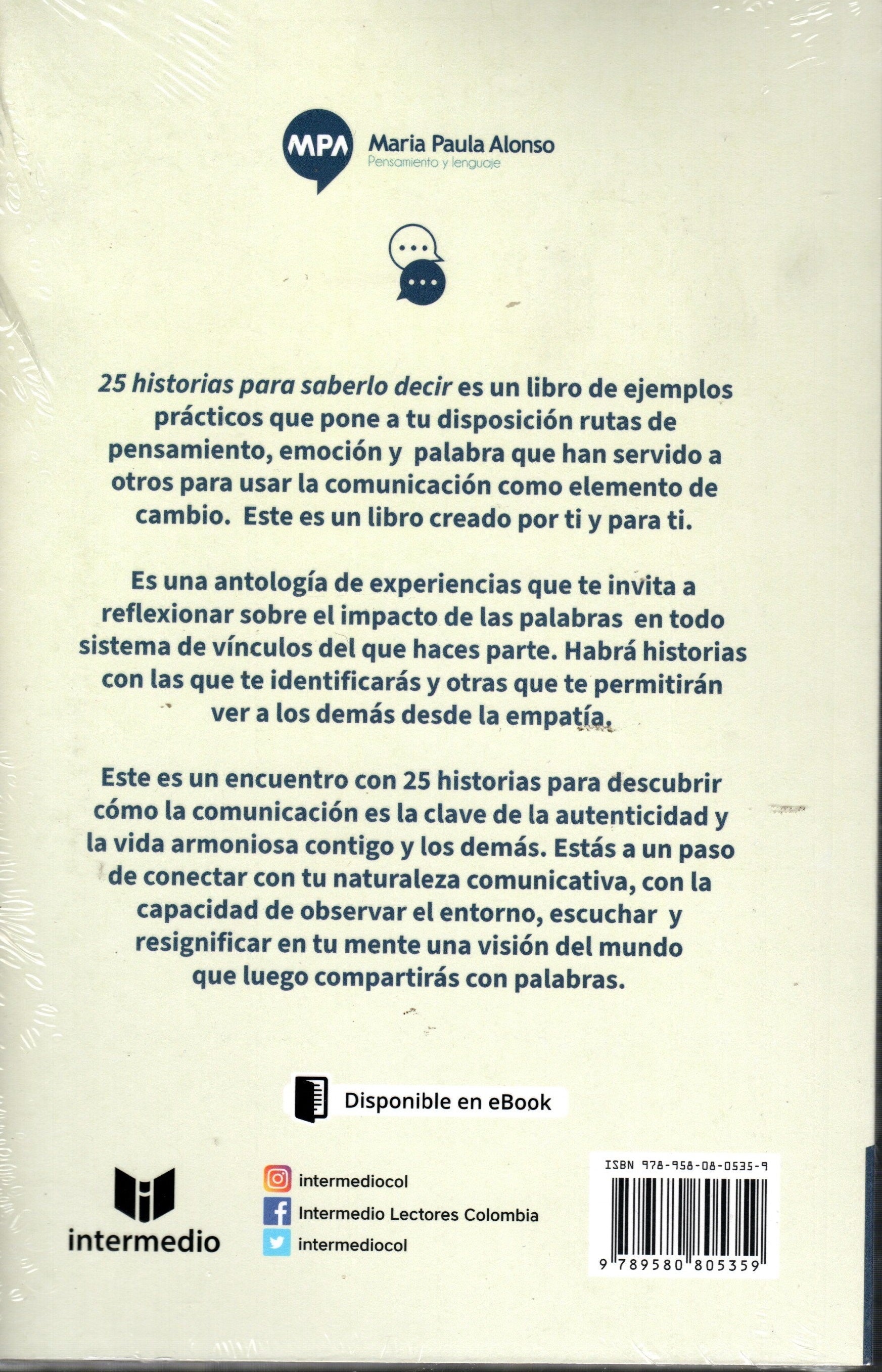 Libros Maria Paula Alonso - 25 Historias Para Saberlo Decir
