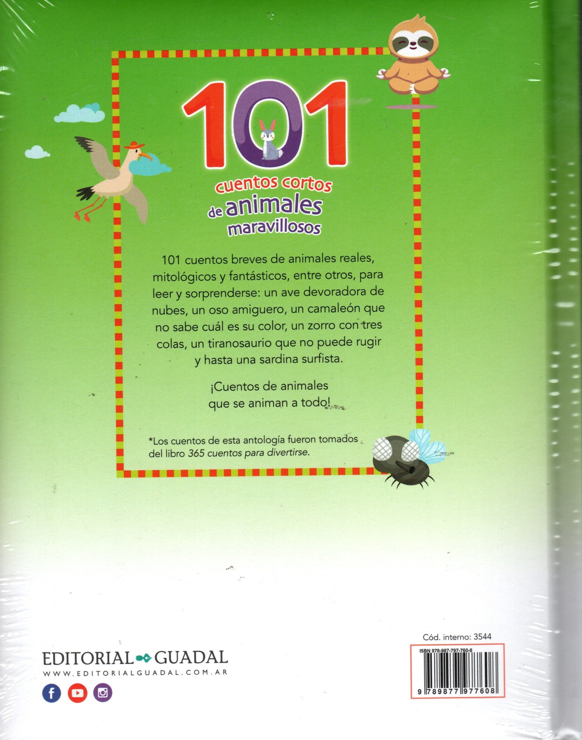 Libros 101 Cuentos Cortos De Animales Maravillosos