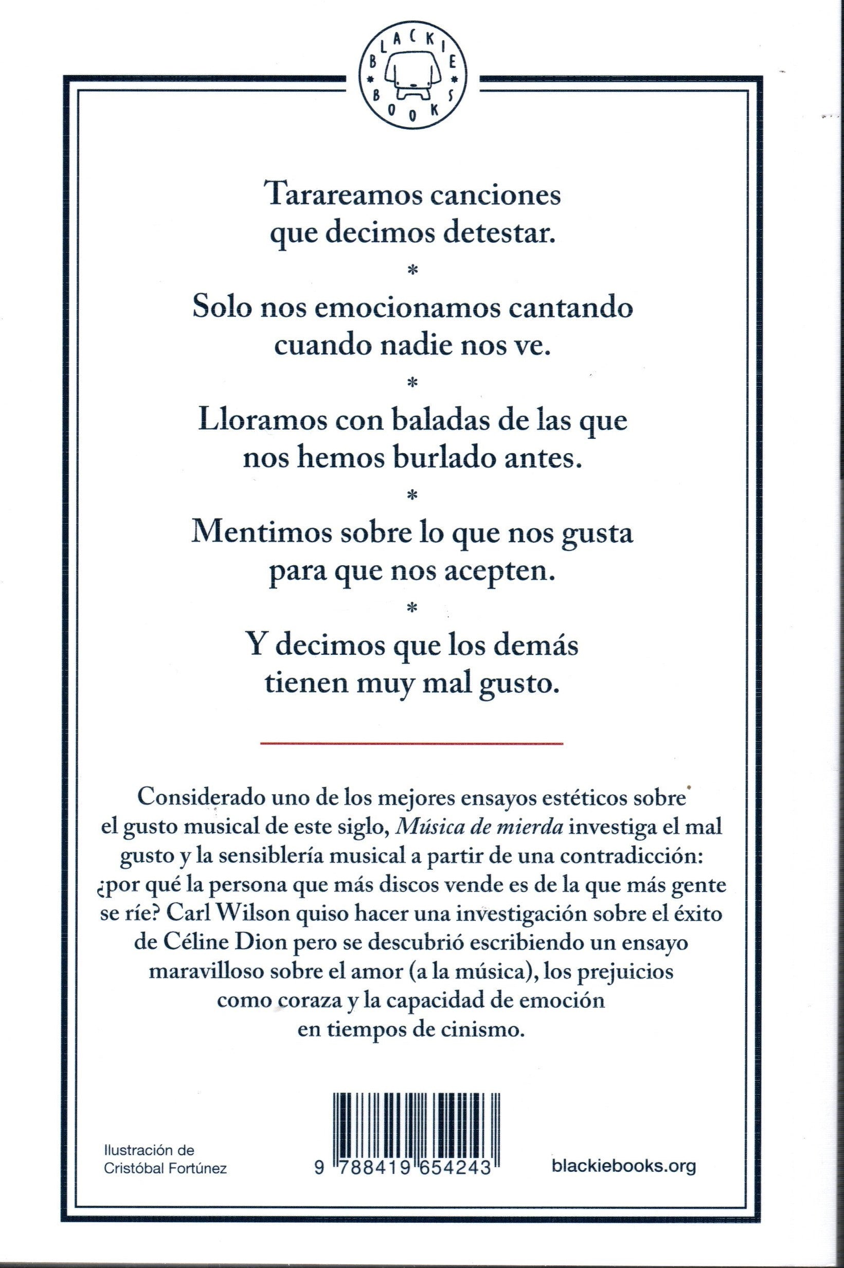 Libro Carl Wilson - Música De Mierda