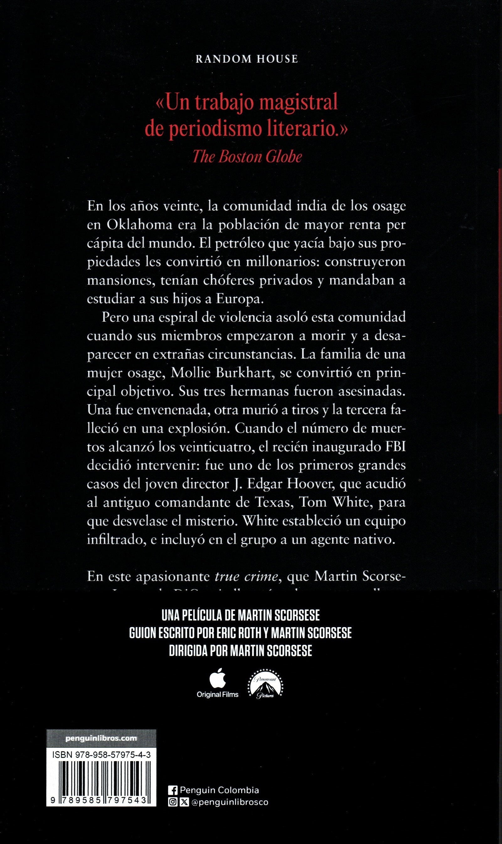Libro David Grann - Los asesinos de la luna