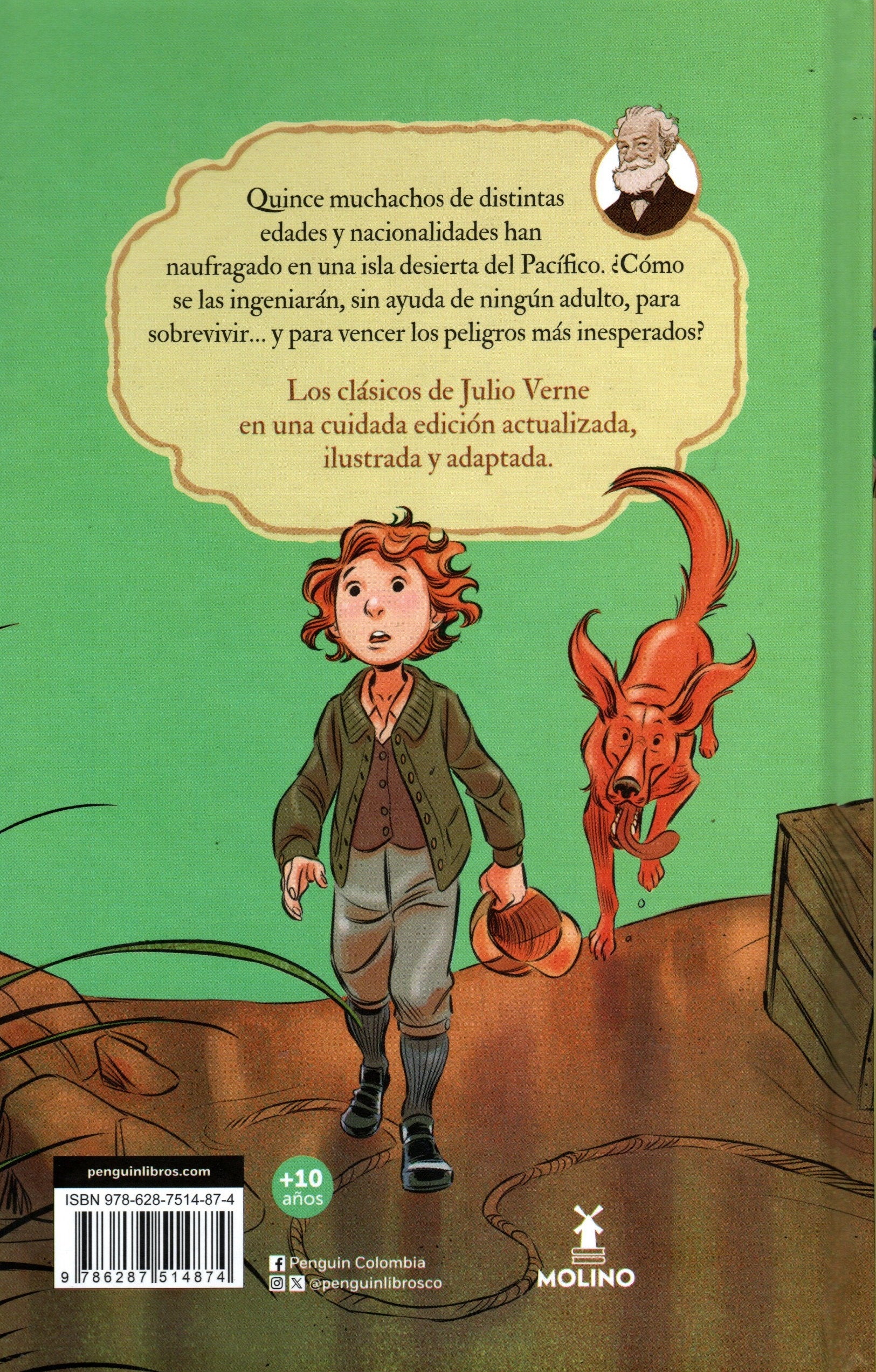 Libro Julio Verne - Dos años de vacaciones