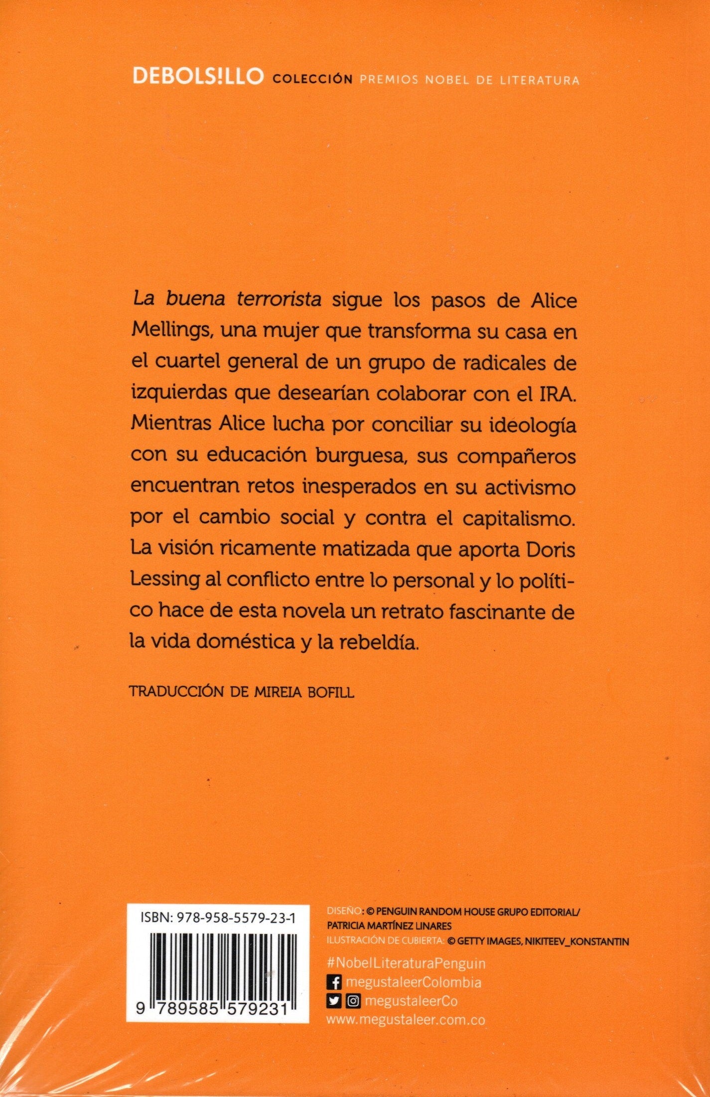 Libro Doris Lessing - La buena terrorista (Colección Premios Nobel de Literatura)