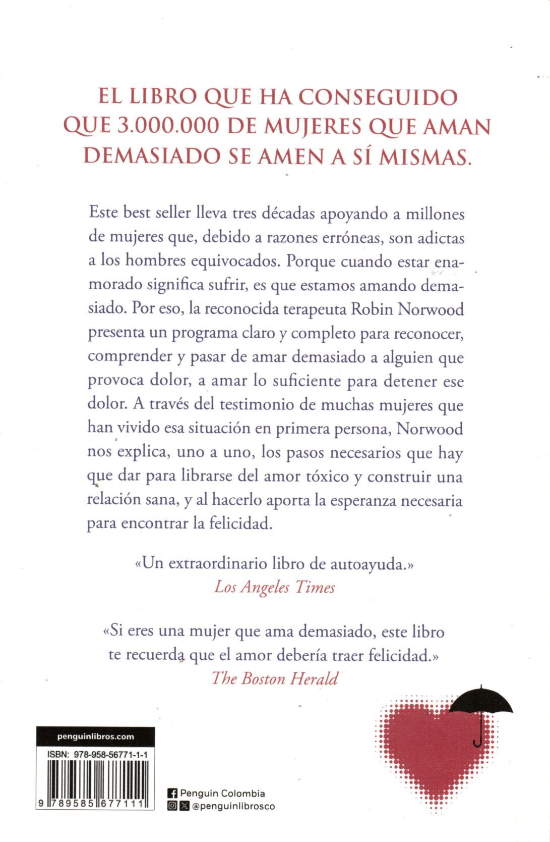 Libro Robin Norwood - Las mujeres que aman demasiado