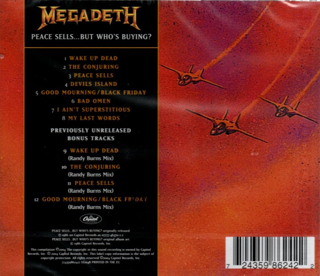 CD Megadeth – Peace Sells... But Who's Buying?