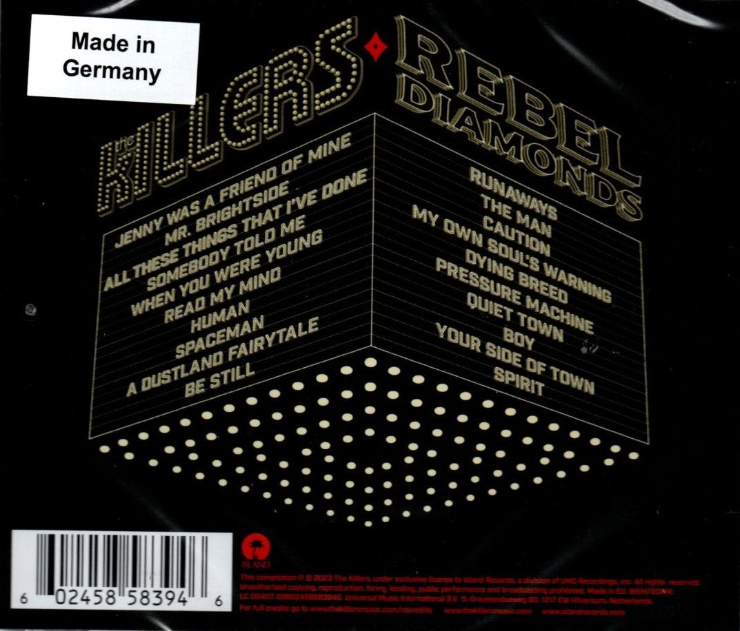 CD The Killers – Rebel Diamonds