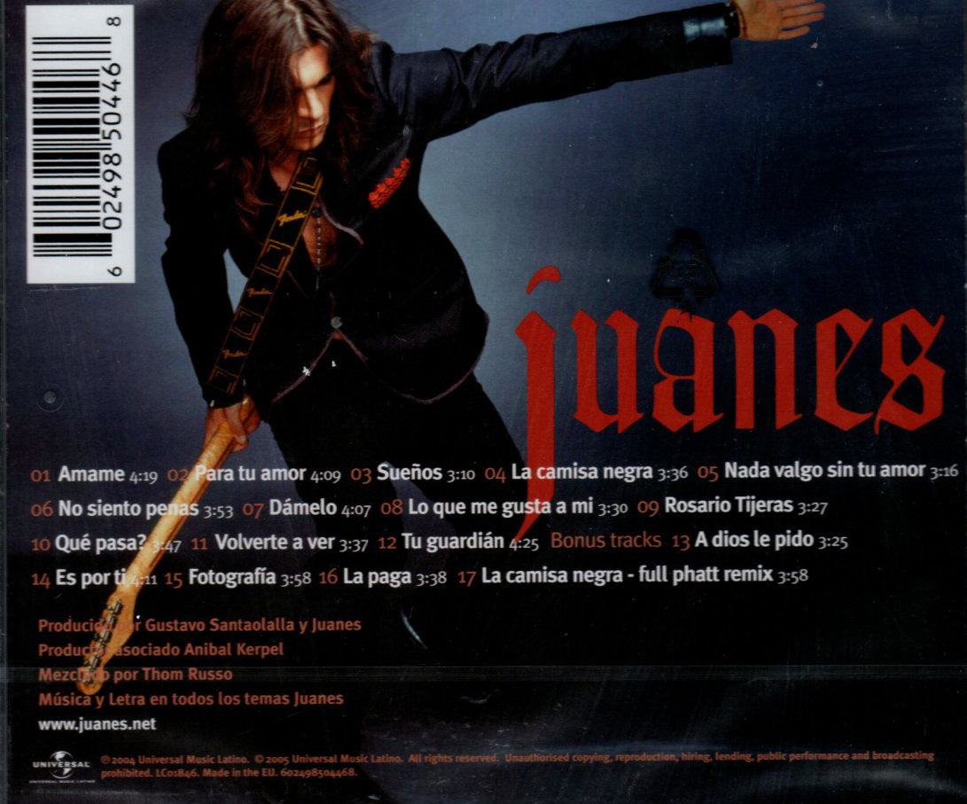 CD Juanes – Mi Sangre