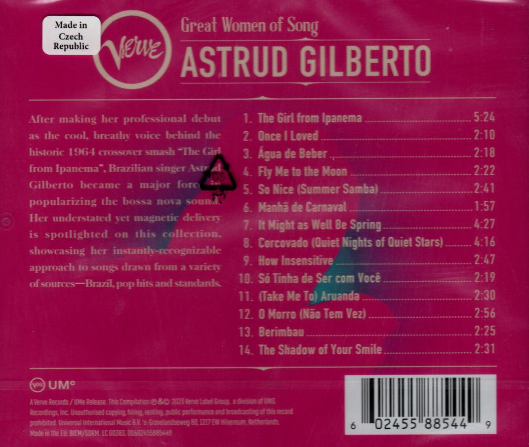 CD Astrud Gilberto – Great Women Of Song: Astrud Gilberto