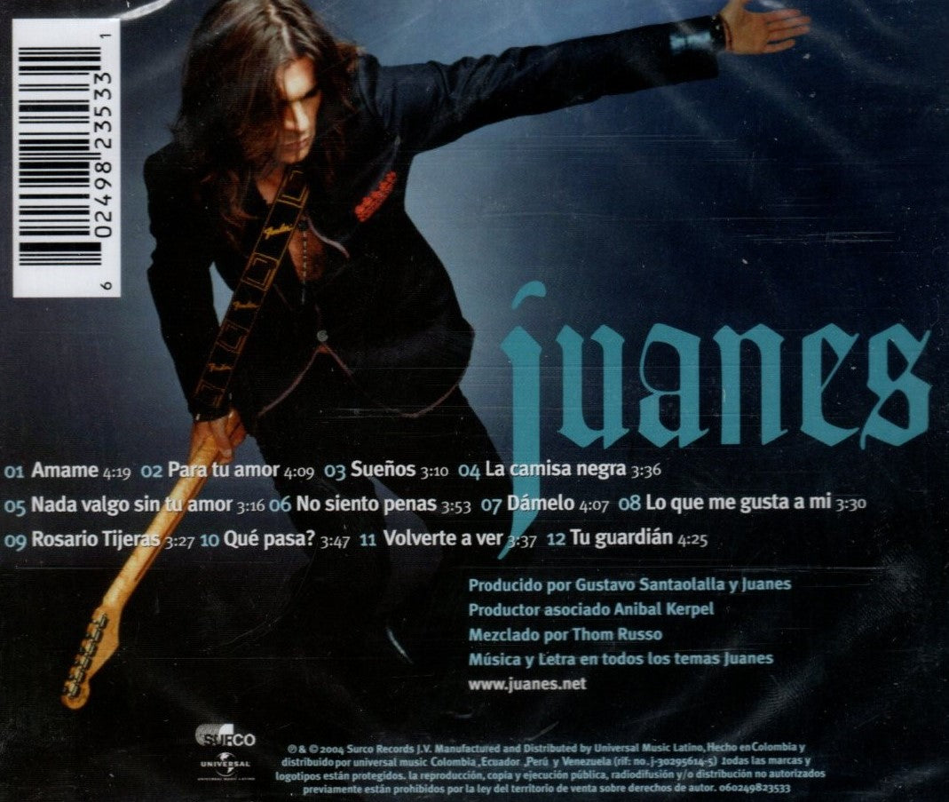 CD Juanes – Mi Sangre