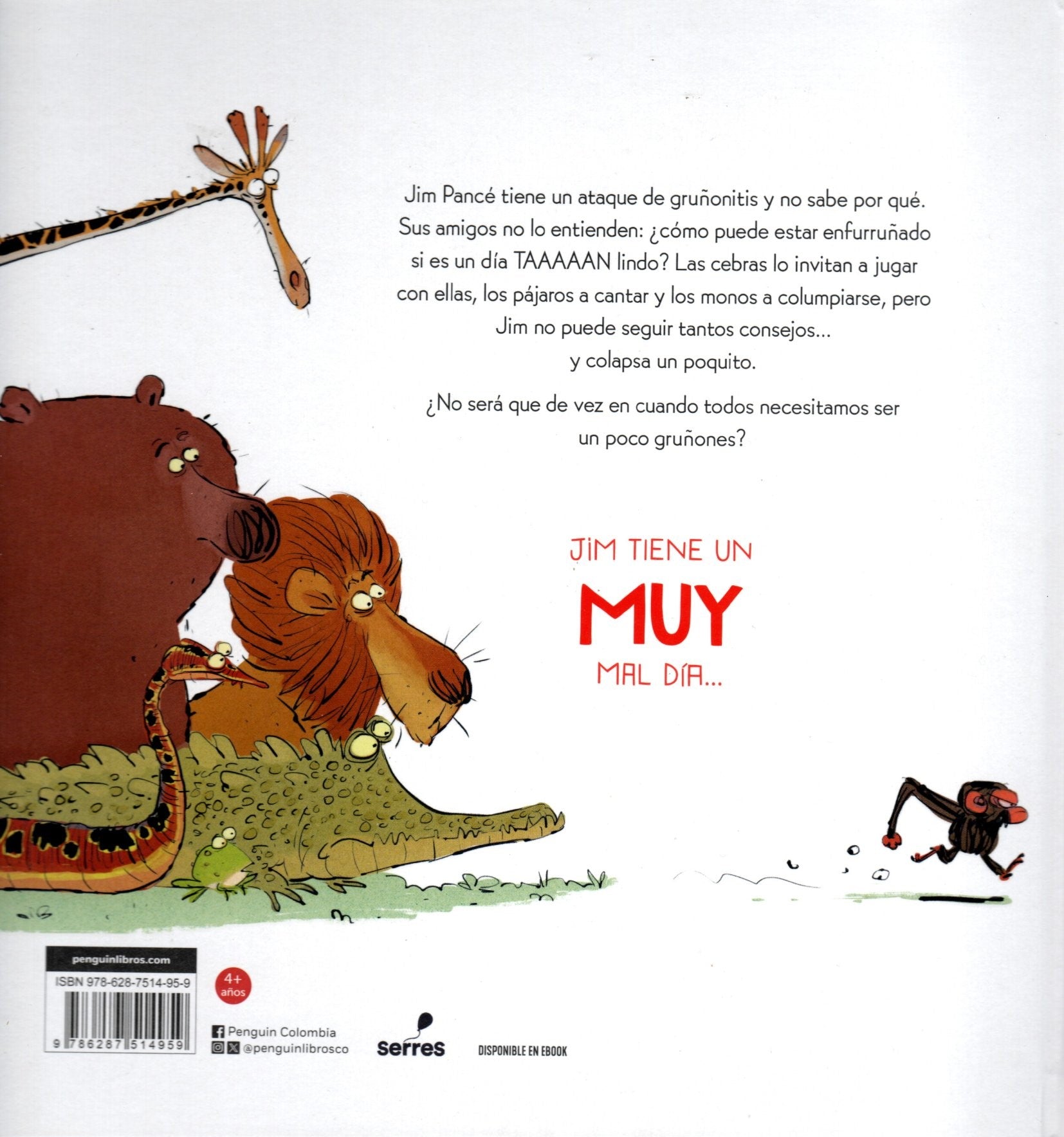 Libro Suzanne Lang - Gruñón