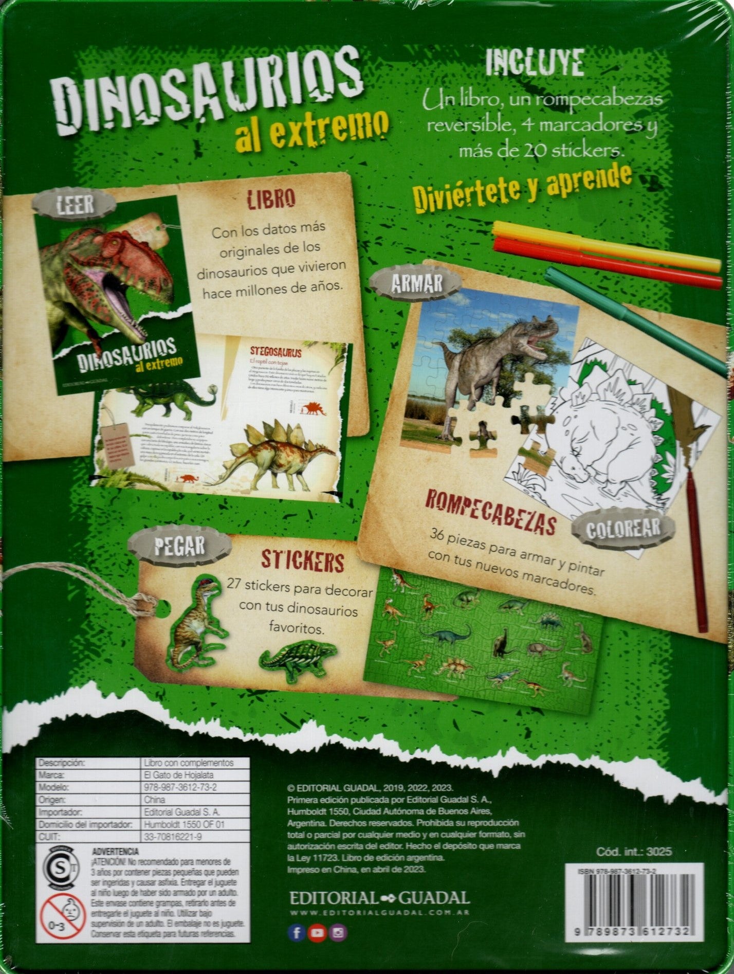 Libro Dinosaurios Al Extremo - Aventuras enlatadas