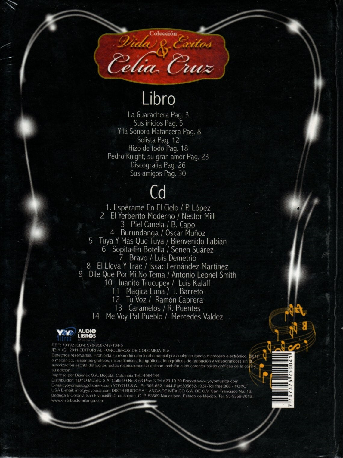 CD + Libro Celia Cruz - Colección Vida Y Éxitos