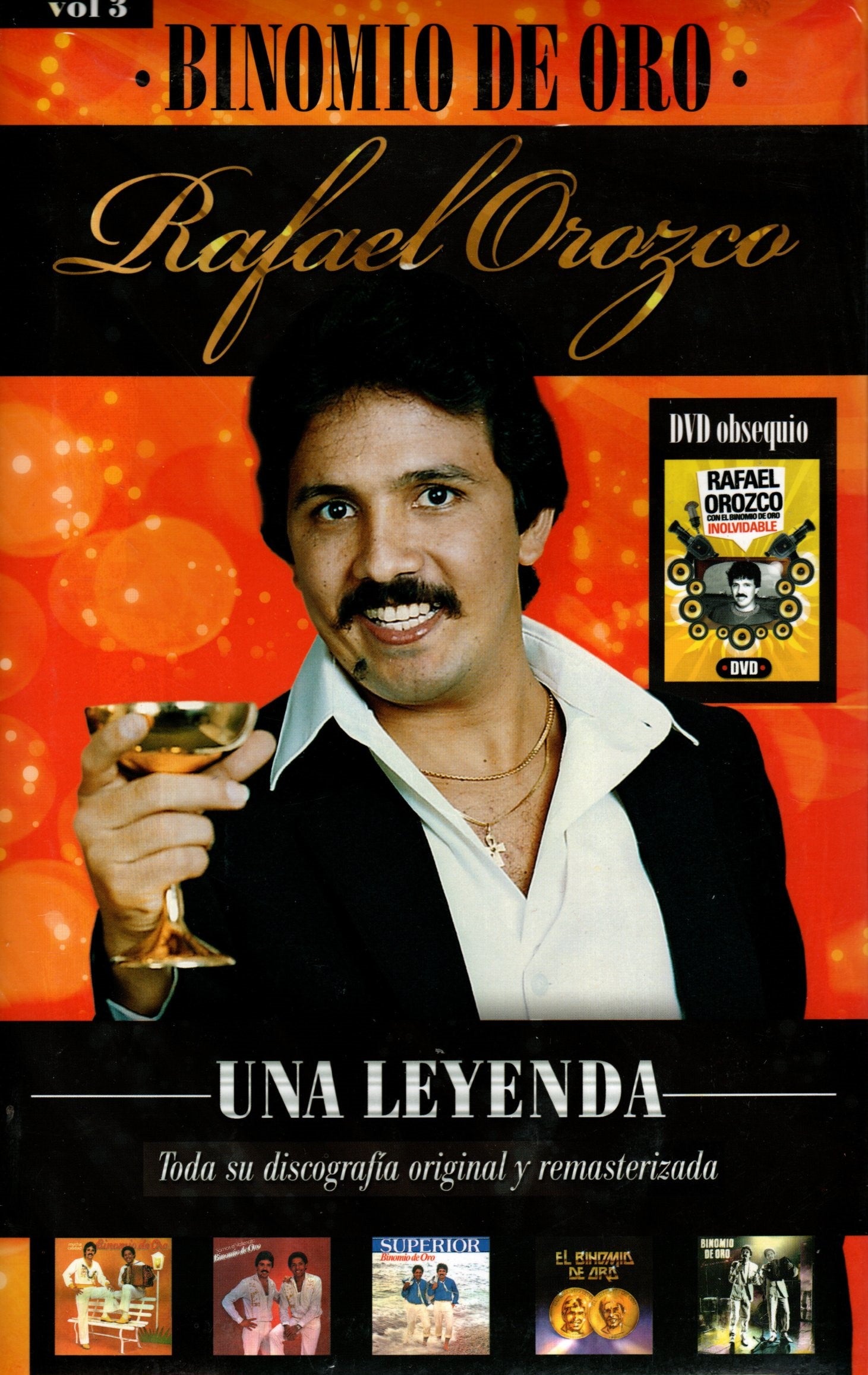 CDX5 + DVD Bionomio de Oro -Rafael Orozco Una Leyenda Volumen 3