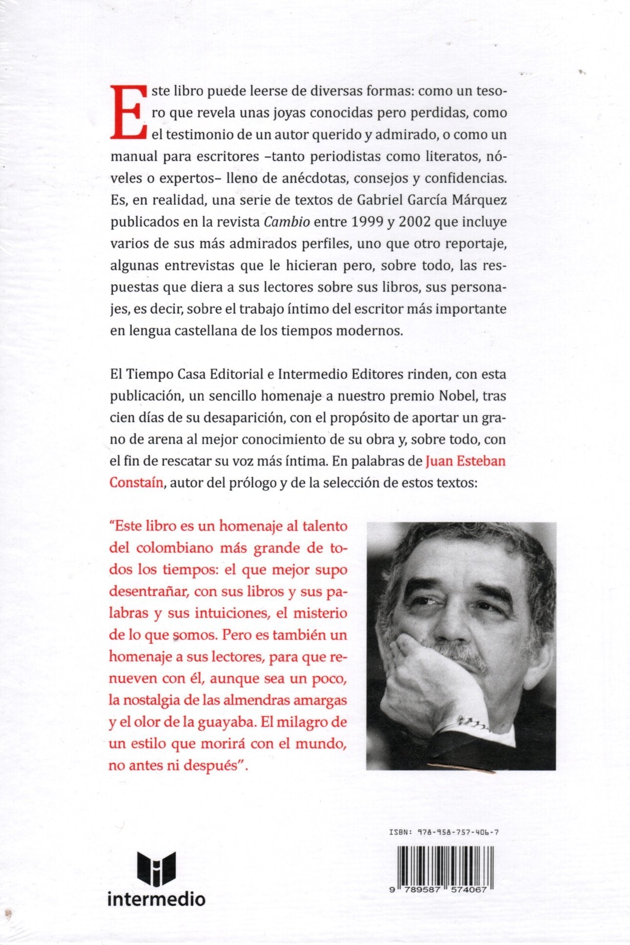 Libro Gabriel García Márquez - Gabo la Nostalgia de las Almendras Amargas