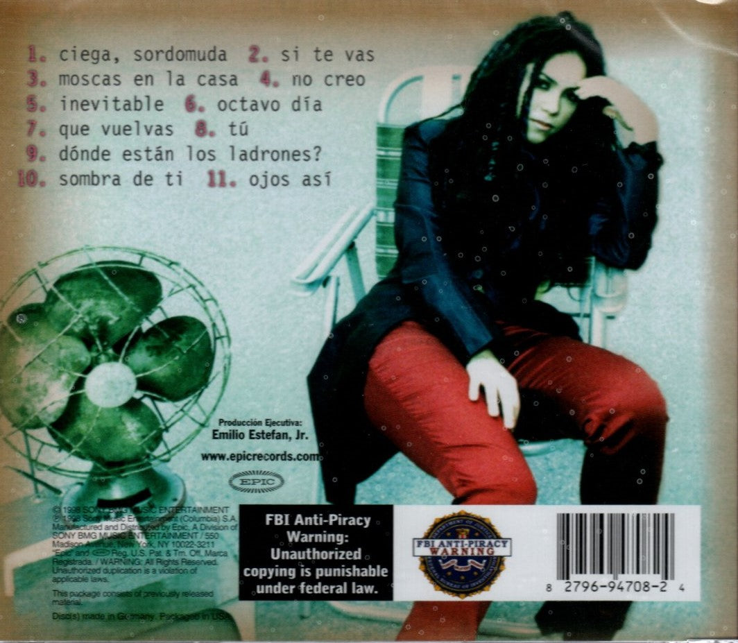CD Shakira - Dónde Están Los Ladrones?