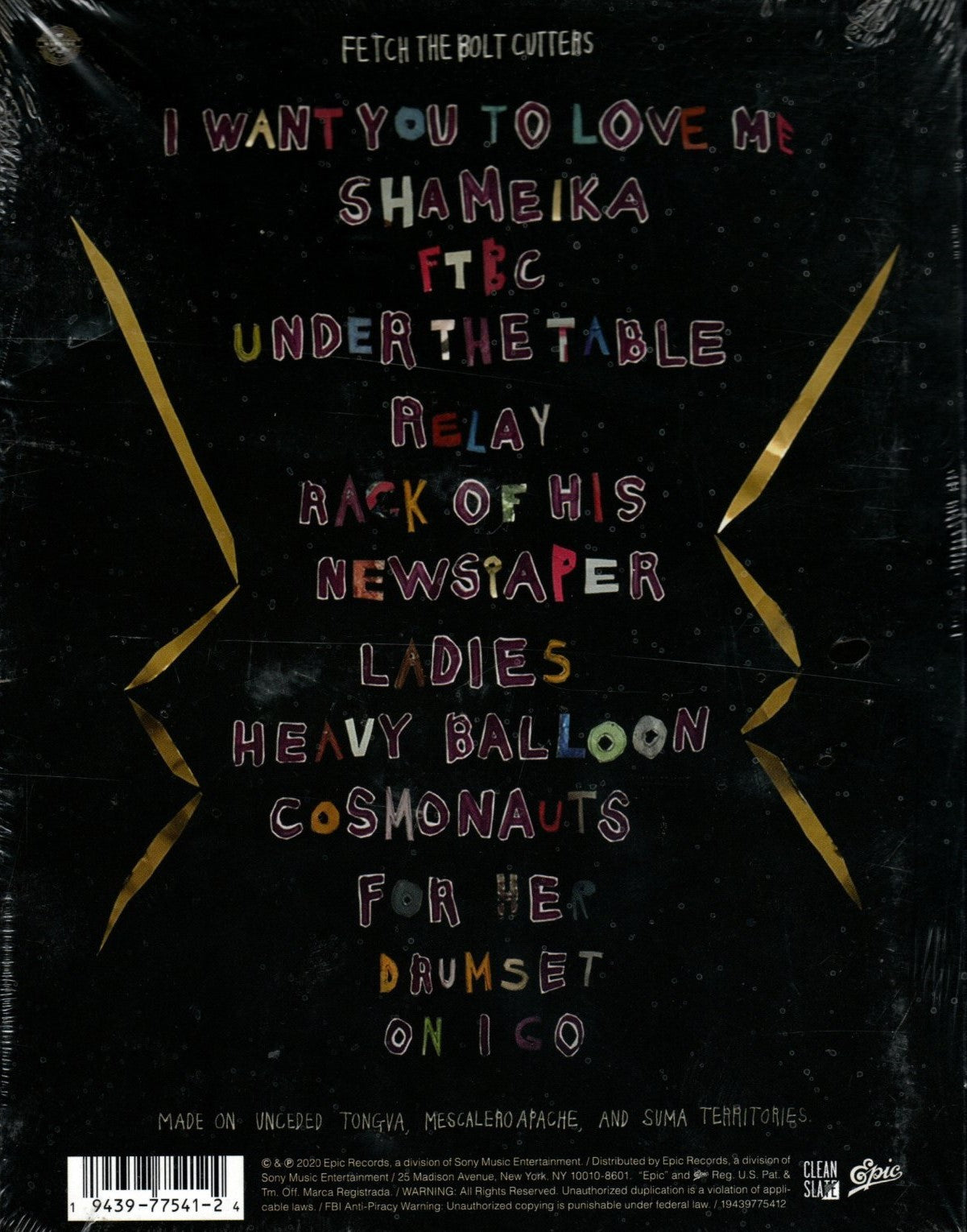 CD Fiona Apple – Fetch The Bolt Cutters