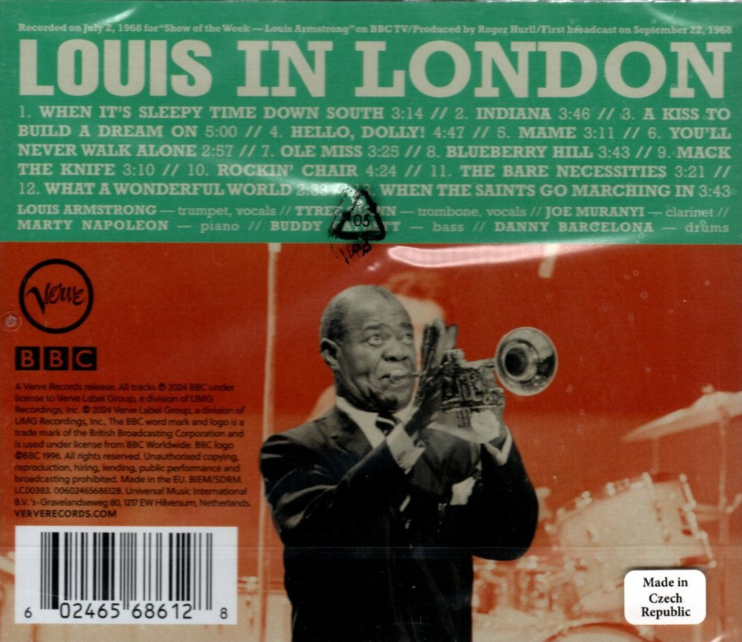 CD Louis Armstrong – Louis In London
