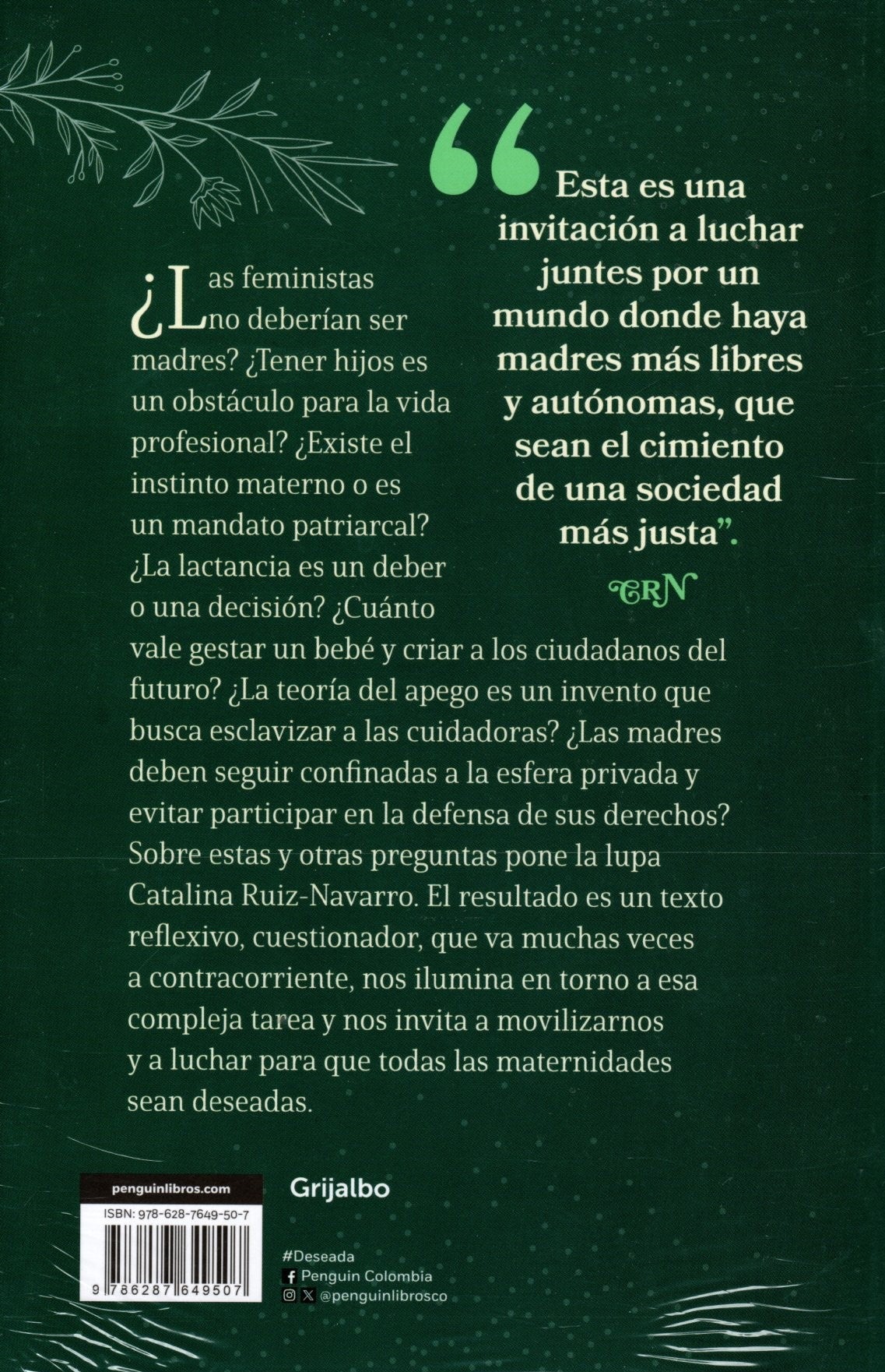 Libro Catalina Ruiz-Navarro - Deseada. Maternidad feminista