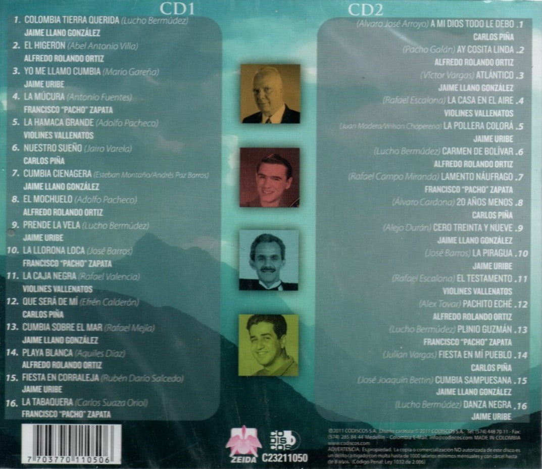 CD Colección Iconos-Música instrumental Colombiana (Colombia tropical)
