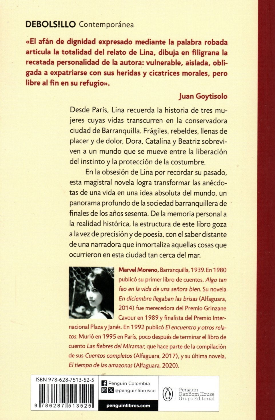 Libro Marvel Moreno - En diciembre llegaban las brisas