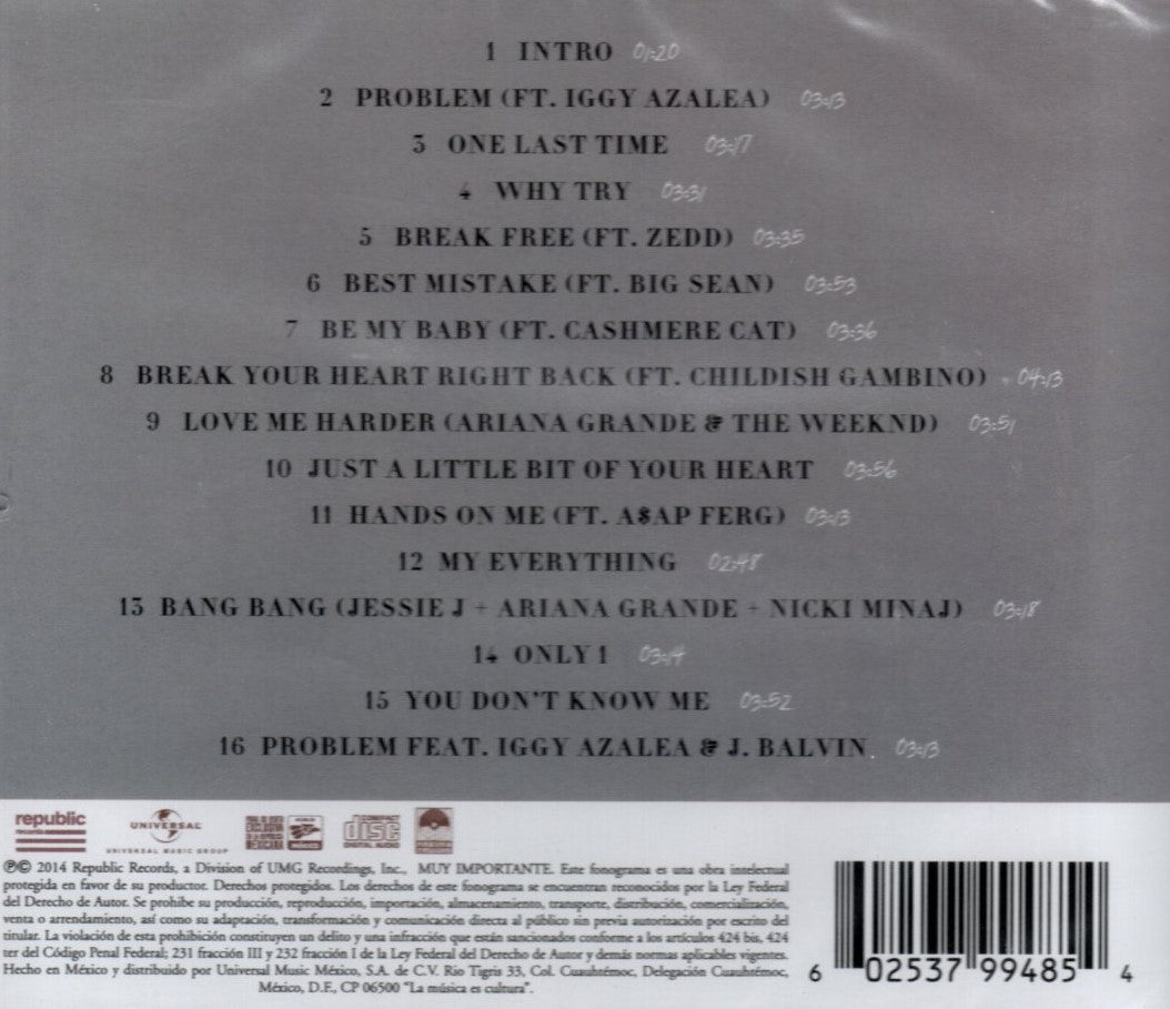 CD Ariana Grande – My Everything (Deluxe Edition)