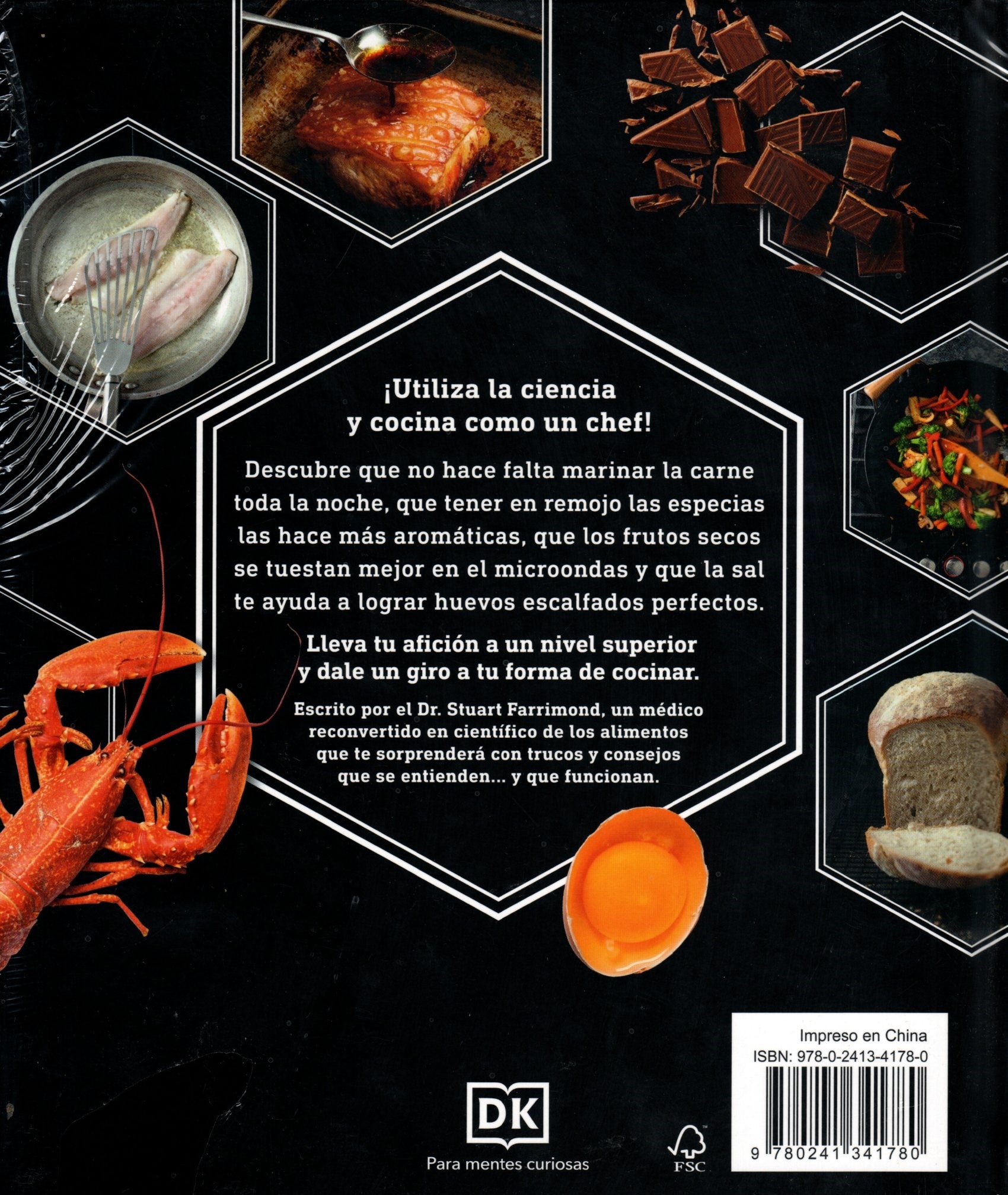 Libro Dr. Stuart Farrimond - Cocinología La ciencia de cocinar