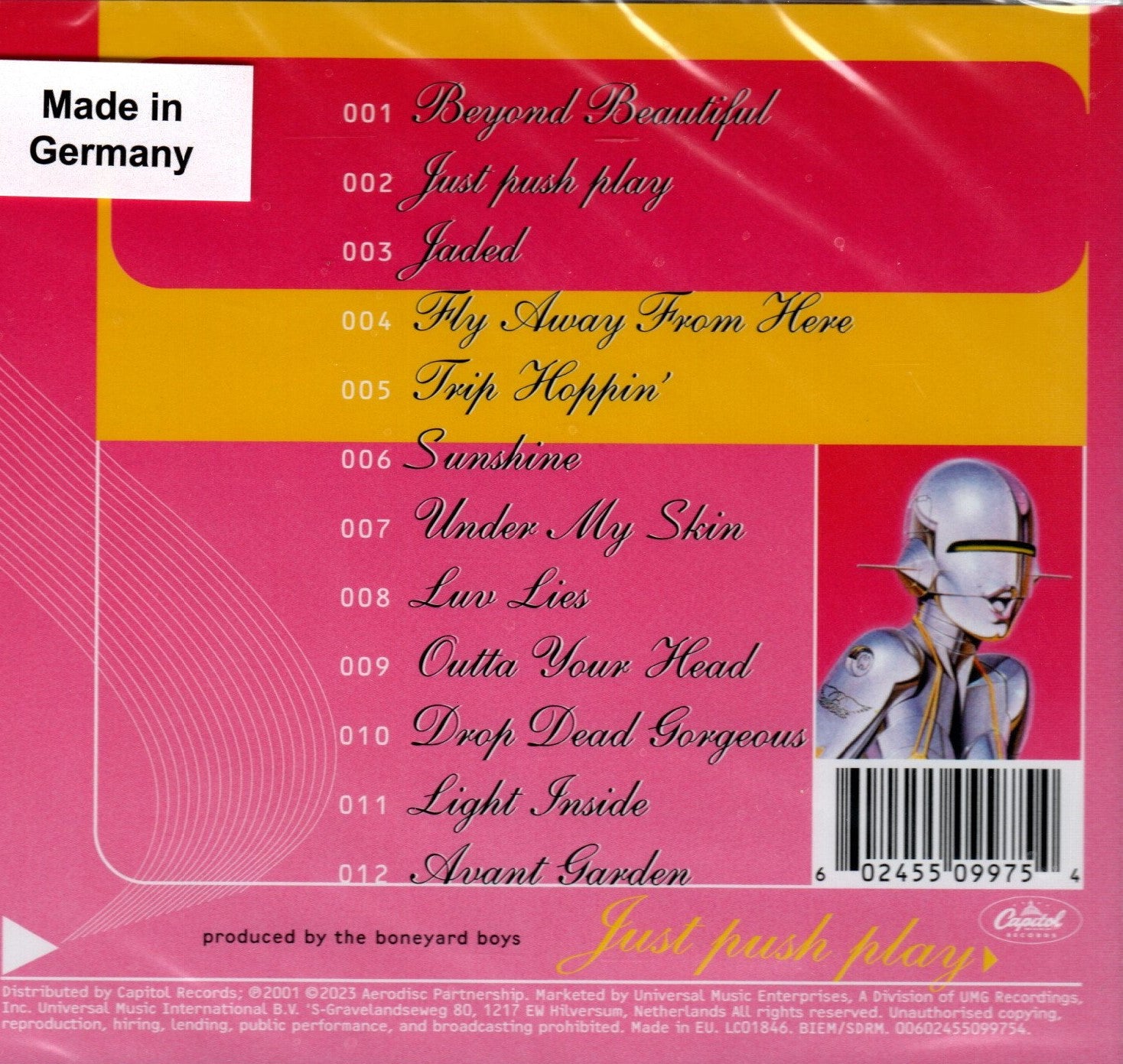 CD Aerosmith – Just Push Play