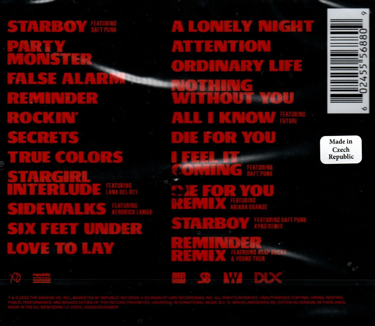 CD The Weeknd - Starboy