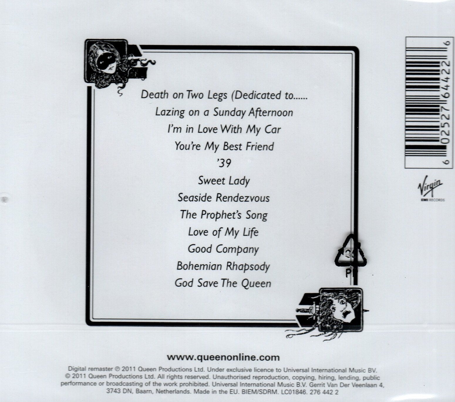 CD Queen – A Night At The Opera