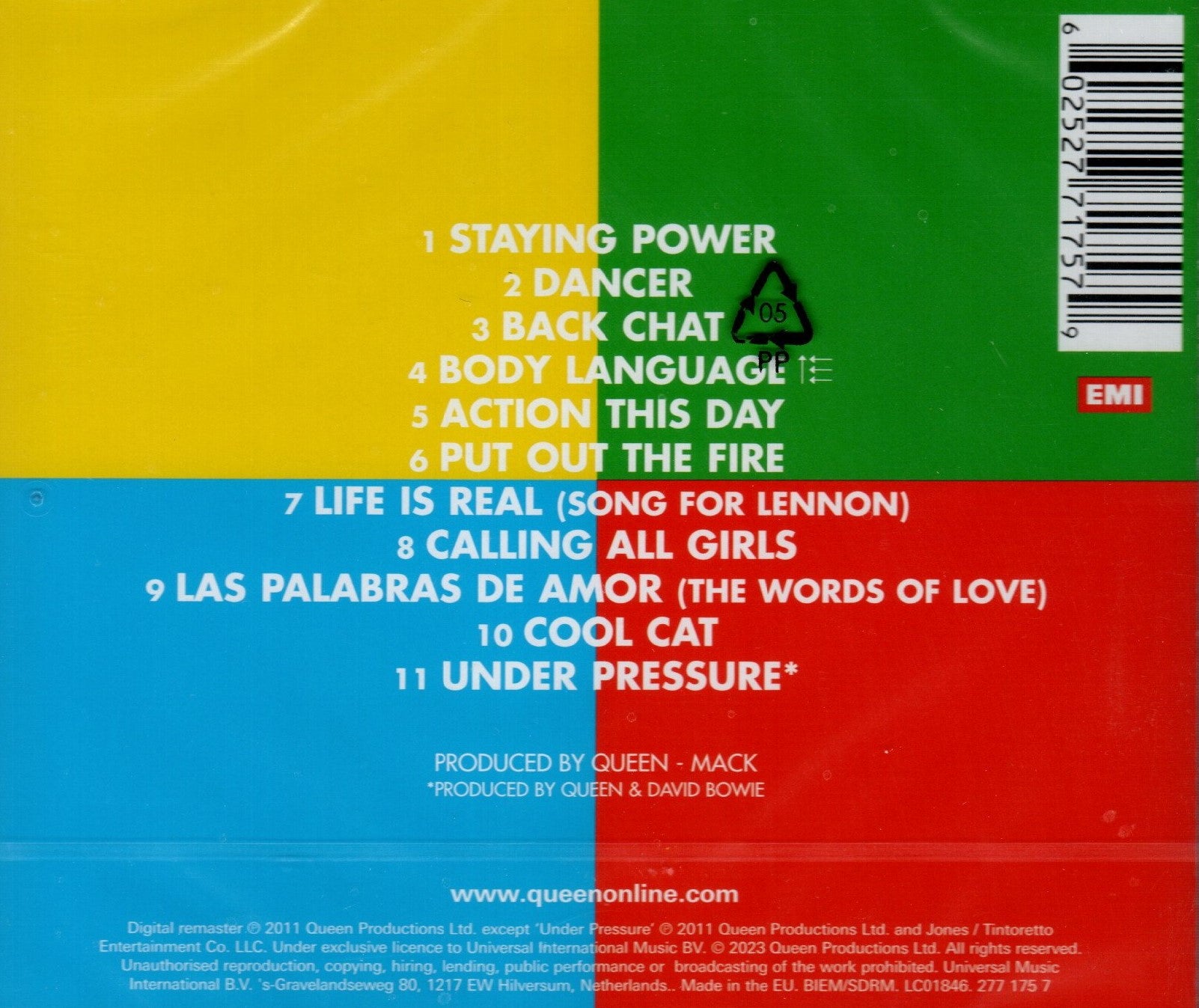 CD Queen – Hot Space