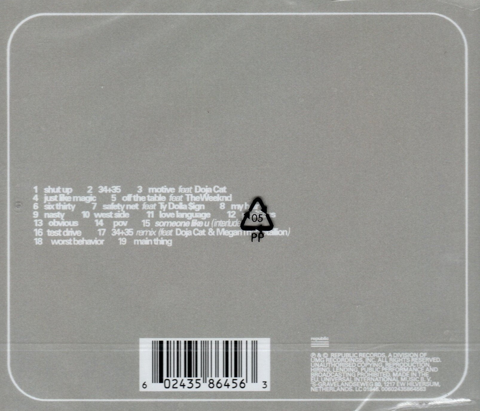 CD Deluxe Ariana Grande – Positions