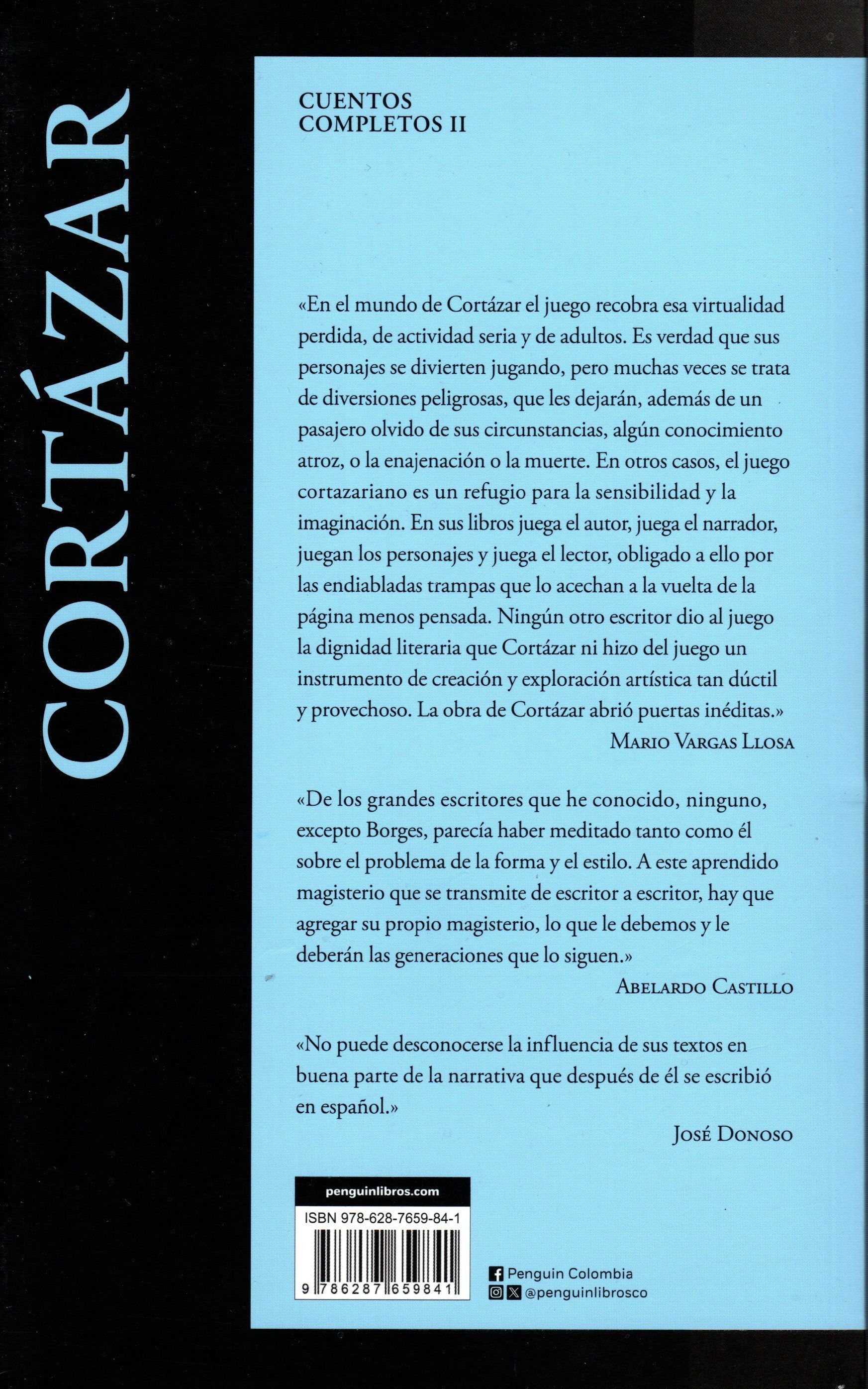 Libro Julio Cortázar -Cuentos completos