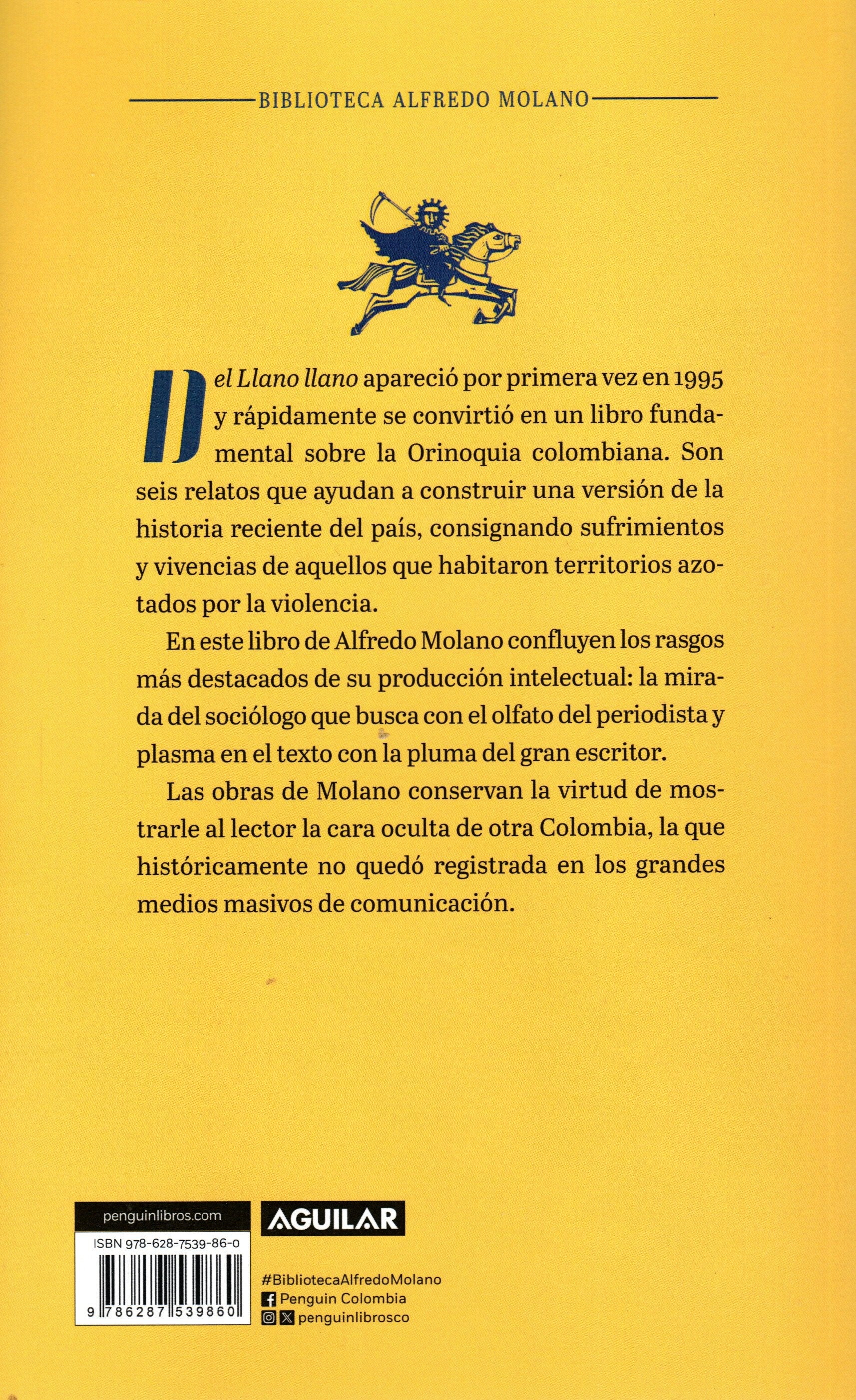 Libro Alfredo Molano - Del llano llano