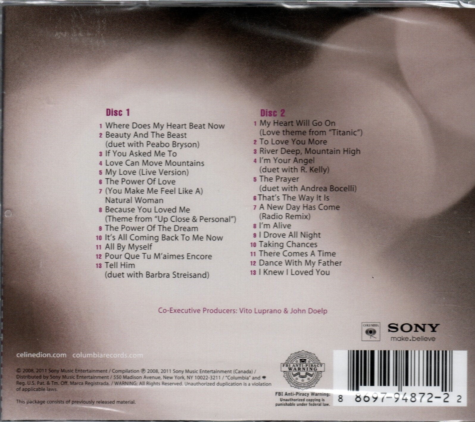 CDX2 Céline Dion – The Essential Celine Dion