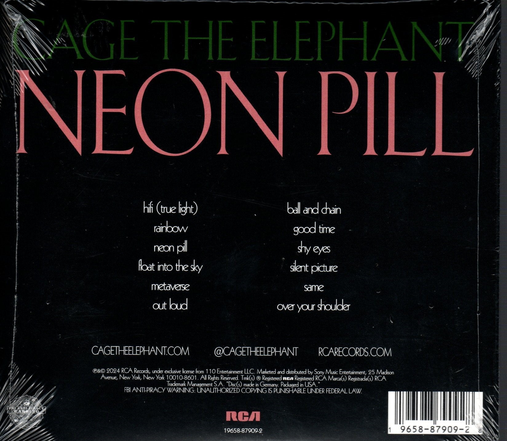 CD Cage The Elephant – Neon Pill