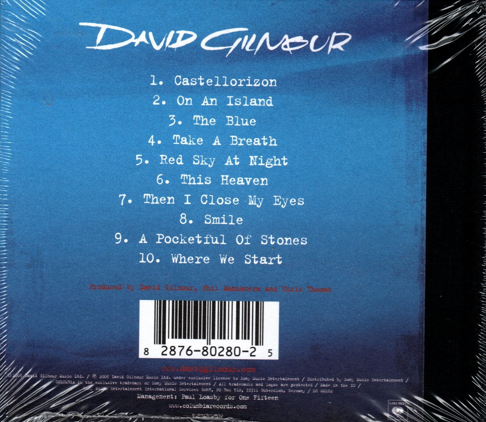 CD David Gilmour – On An Island