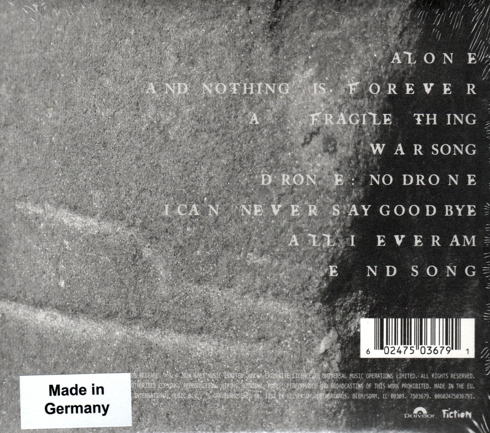 CDX2 The Cure – Songs Of A Lost World