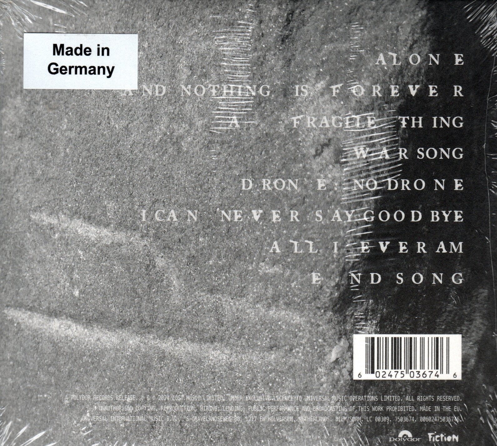 CD The Cure – Songs Of A Lost World